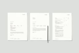 Corporate Design Dokumente Fama Partner AG
